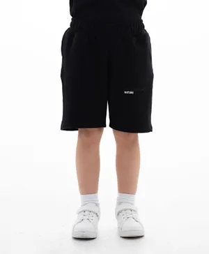 TWAN 4Seasons Kids Organic Oversized Shorts - Black