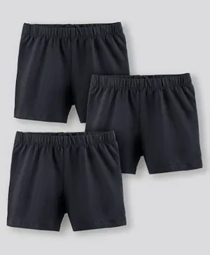 Pine Kids Cotton Anti Microbial & Biowashed Shorts Pack of 3 - Assorted