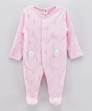 ToffyHouse Bunny Sleepsuit - Pink