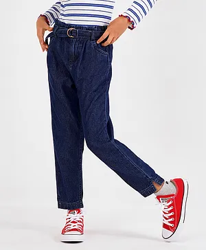 Primo Gino Full Length Denim Jeggings - Blue