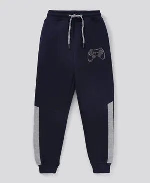 Primo Gino Full Length Track Pants - Navy