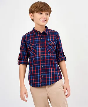 Primo Gino Full Sleeves Checks Shirt - Multicolour