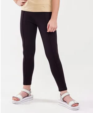 Primo Gino Ankle Length Solid Jeggings - Black