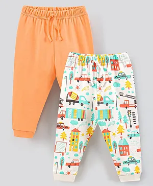 Bonfino Full Length Joggers Printed Pack of 2- Multicolor