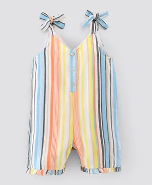 Bonfino Sleeveless Jumpsuit Stripes - Multicolor