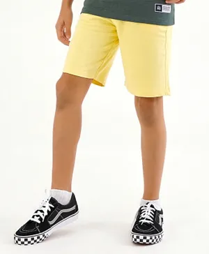 Primo Gino Knee Length Shorts - Yellow