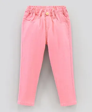 Bonfino Ankle Length Denim Jeans - Pink