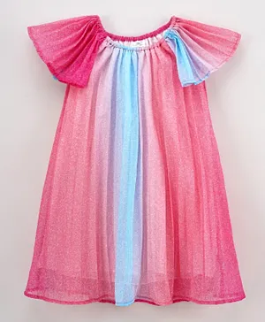 SAPS Pleated Dress - Multicolor