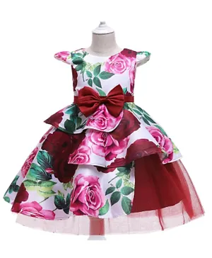 Kookie Kids Floral Dress - Multicolor