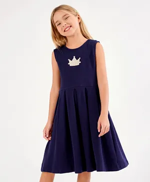 Primo Gino Sleeveless Frock Crown Patch - Blue