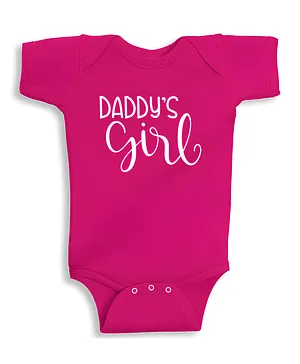Twinkle Hands Daddy's Girl Onesie - Pink