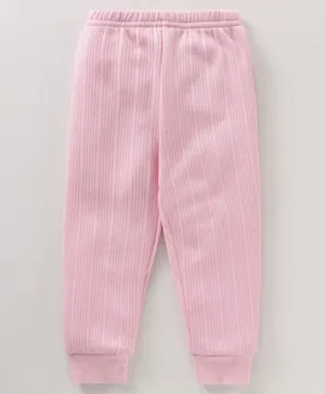 Babyhug Full Length Solid Color Thermal Legging - Pink