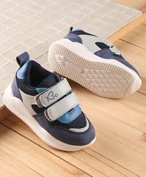 Babyoye Sneakers with Velcro Closure - Grey