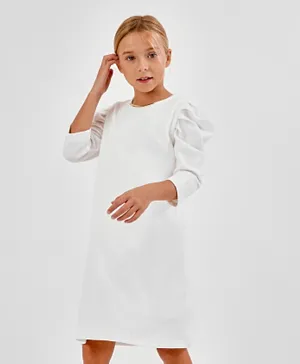 Primo Gino - Elegant Party Dress  - White