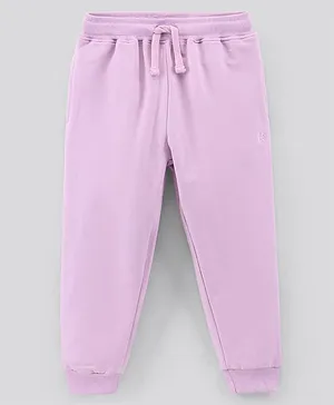 Honeyhap Full Length Cotton Biowashed Lounge Pants- Purple