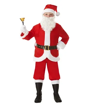 Party Centre Child Santa Suit Christmas Holiday Costume - Red