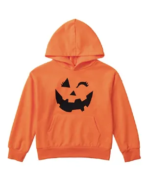 Kookie Kids Halloween Hoodie - Orange