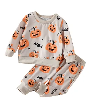 Kookie Kids Halloween Pyjama Set - Grey