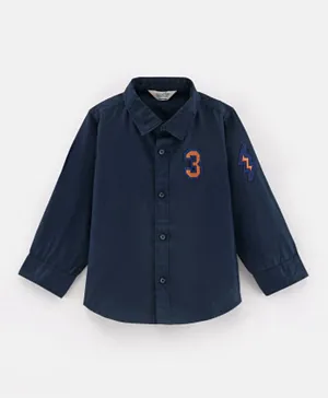 Bonfino Full Sleeve Shirt Number Patch - Navy
