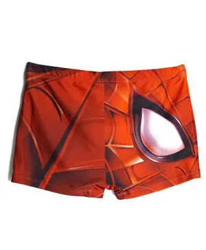 Marvel Spiderman Boys Swim Trunks - Red