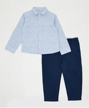 R&B Kids Shirt & Trousers Set - Blue
