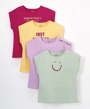 Primo Gino 4 Pack Graphic T-Shirt - Multicolor