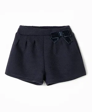 Zippy Elastic Waist Shorts - Blue