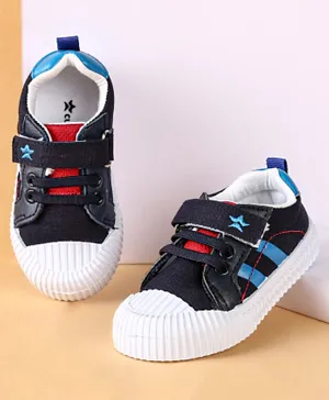 Cute Walk by Babyhug Casual Shoes with Velcro Closure Solid Colour - Blue
