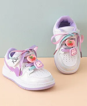 Babyoye Lace Up Casual Shoes - Purple
