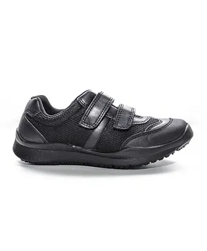Hush Puppies Velcro Strap Shoes - Black