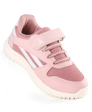 Pine Kids Velcro Closure Running Shoes - Pink