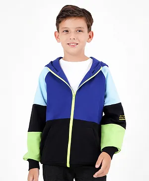 Primo Gino Colour Block Hoodie - Multicolor