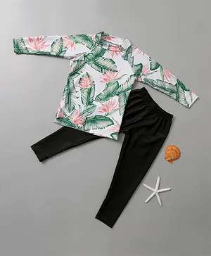 SAPS Tropical Two Piece Swimsuit - Multicolor