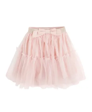 SMYK Front Bow Skirt - Light Pink