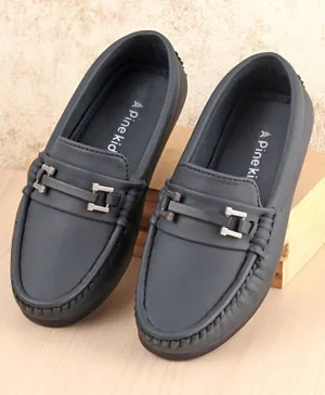 Pine Kids Slip On Formal Wear Shoes - Navy