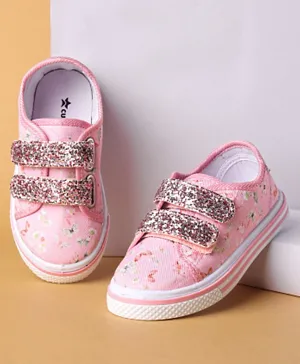 Cute Walk by Babyhug with Double Velcro Closure Casual Shoes - Pink