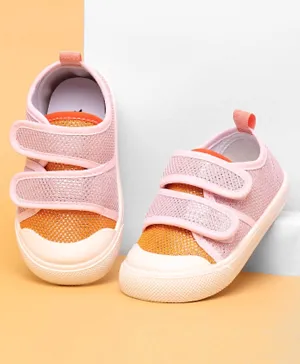 Cute Walk by Babyhug Casual Shoes with Velcro Closure - Pink