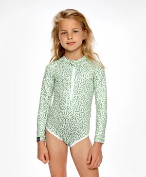 بيتش & بانديتس ستو-آرت بالم لباس سباحة - أخضر