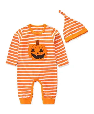 SAPS Pumpkin Costume With Beanie - Orange