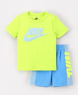 Nike NKB B NSW Amplify Tee with Shorts Set - Yellow