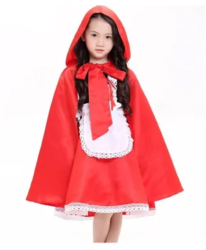 Brain Giggles Red Riding Hood Costume for Girls - Red