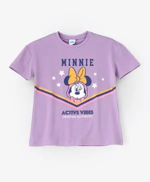 Disney Minnie Mouse Fashion T-Shirt - Purple