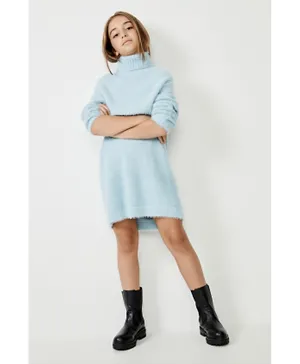 Bardot Junior Lianna Knit Dress - Dusty Blue