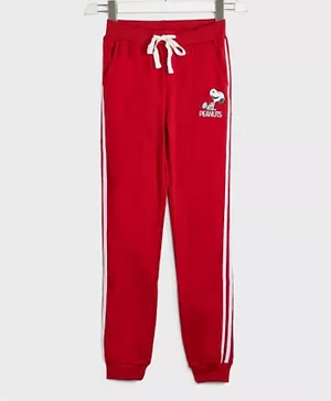 Peanuts Snoopy Joggers - Red