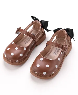 Kookie Kids Party Wear Sandals - Brown