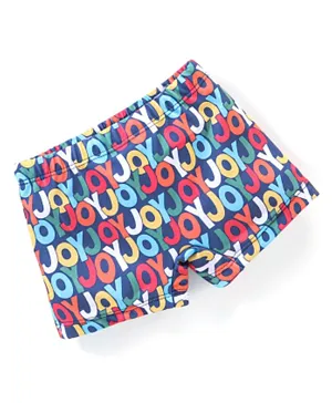Babyhug Joy Printed Swimming Trunks - Multicolour