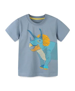 SAPS Dino Graphic T-Shirt - Blue