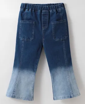 SAPS Solid Flare Jeans - Blue