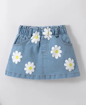 SAPS Floral Graphic Skirt - Blue