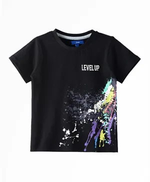 Jam Level Up Graphic T-Shirt - Black